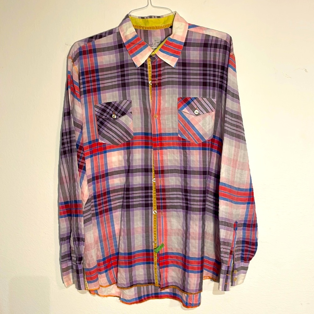 Men’s long sleeve  Arnold Zimberg shirt size large